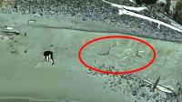 Tourists seeking ‘dramatic’ photo on isolated beach trapped by incoming tide