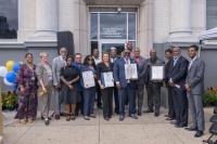 Commissioner Al Dyer attend ribbon cutting of Camden County Council on Economic Opportunity