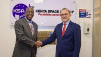 Ambassador Del Monaco Meets with the Director of the Kenya Space Agency