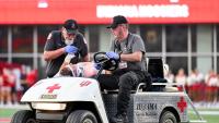 Positive report on Western Kentucky football player carted off against Indiana