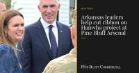 Arkansas leaders help cut ribbon on Hanwha project at Pine Bluff Arsenal
