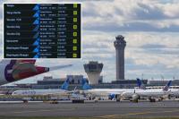 Circuit failure grounds flights at JFK, Newark and LaGuardia airports, wreaking havoc on US air travel