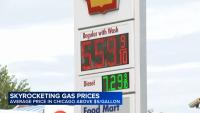 Chicago-area gas prices climb above $5 per gallon as fuel costs continue to rise