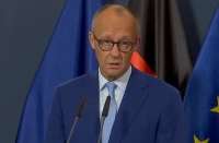 German chancellor makes TV address as he clings to power after more election defeats