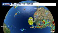 National Hurricane Center tracks tropical wave near Cabo Verde Islands