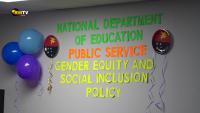 NATIONAL DEPARTMENT OF EDUCATION LAUNCHED PUBLIC SERVICE GESI POLICY
