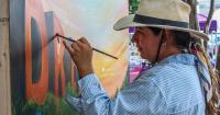 Crochet artist blends creativity, sustainability at downtown art festival