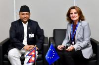 Foreign Minister Khanal holds talks with Bhutanese PM, EU vice-president in New York