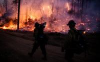World : Large Wildfire Threatens Nature Reserve Near Colombian Tourist Town