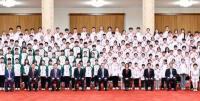 "Salute to the National Flag" Hong Kong and Macao Youth Flag-Raising Teams' Beijing Visit Delegation Received by State Leader