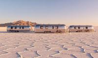 Luxury camp to open on the world's largest salt flat - with Bolivian blue marble interiors and surrounded by 12,000sqkm of silver-white wilderness