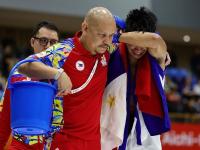 Saclag in sorrow after settling for silver a second time