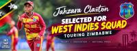Jahzara Claxton Selected for West Indies Squad to Tour Zimbabwe