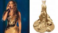 Shakira Takes Gaurav Gupta’s Golden Couture To The Madrid Stage