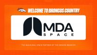 Denver Broncos name MDA Space inaugural space partner