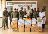 The Ghana Company 5 (GHANCOY 5) ESSMGB Donates to Guinea-Bissau Military Hospital