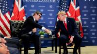Trump blasts ‘terrible’ Chagos deal in first meeting with Burnham at UN – before President takes swipe at Starmer