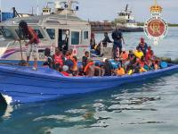 Joint Operation Intercepts Vessel Carrying 60 Migrants