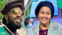 UN Deputy Secretary-General Amina Mohammed joins D'banj on stage, shows off dance moves at Lagos event