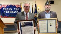 Steuben County veteran leader recognized by New York Senate