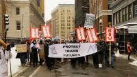 Massachusetts trans activists ‘Act Up! Fight Back!’ against health care attacks