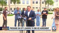 ‘It’s undignified’: Leaders, activists call on Doral officials to end ICE agreement