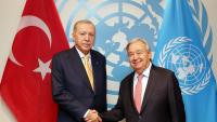 President Erdoğan holds diplomatic blitz on UN sidelines in New York