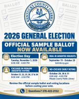 2026 General Election Sample Ballot and Voting Information