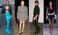 London Fashion Week's worst-dressed stars: From Emilia Clarke's frumpy dress to Jonathan Bailey's bold leather trousers and Katie Price's scantily clad catwalk look