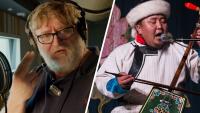 The mythology of Gabe Newell now includes Mongolian throat singing