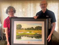 Presidents Cup marks Frankfort artist’s 56th outing as signature artist at PGA major event