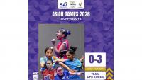 Asian Games 2026: India women's TT team knocked out by North Korea