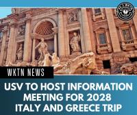 USV to Host Information Meeting for 2028 Italy and Greece Trip