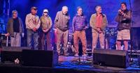 Volunteers at center stage at Millpond Music Festival