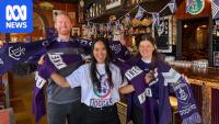 Fremantle and Brisbane AFL fans find 'homes away from home' in Melbourne