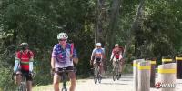 Cyclists carry Declaration of Independence replica across Kansas