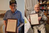 Fairfax County World War II veterans celebrate triple-digit birthdays