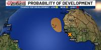 First Alert- There’s a moderate chance for development just off the African Coast