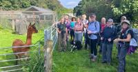 Walkers explore Wenvoe’s historic churches, castle estate and Dyffryn Gardens