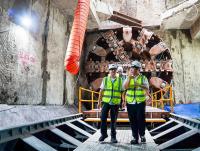 Marcos marks Quezon Avenue tunnel breakthrough for Metro Manila subway