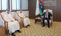 President of Libya's High Council of State meets Qatar's Ambassador