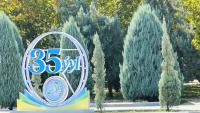 Ashgabat was decorated with festive installations in anticipation of the 35th anniversary of independence