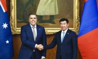 Mongolian, Australian Speakers Hold Official Talks