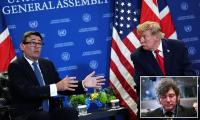 Trump blanks Burnham's Falklands sovereignty message as president's Argentinian ally Milei prepares to ramp up pressure at UN