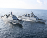 SLINEX-26: India, Sri Lanka navies undertake joint maritime operations off Visakhapatnam