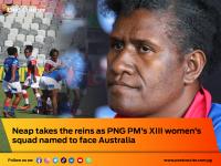 Neap takes the reins as PNG PM’s XIII women’s squad named to face Australia