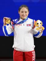 Asian Games: N. Korea wins 1st gold in women's weightlifting