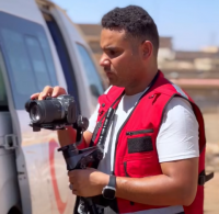Saad Al Badri Emphasizes the Vital Role of Photographers in Humanitarian Action Following Red Crescent Field Drill