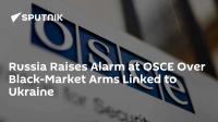 Russia Raises Alarm at OSCE Over Black-Market Arms Linked to Ukraine
