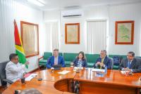 New World Bank Caribbean director Fock meets Finance Minister Singh